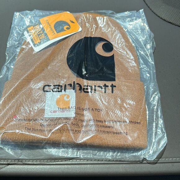 Carhartt KNIT CUFFED BEANIE Carhartt Brown Nwt - Picture 5 of 5